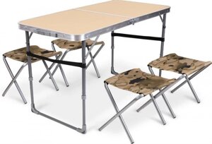Туристический набор стол со стульями Складная мебель для дачи кемпинга пикника и туризма NIKA ССТ-К2/10