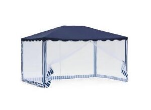 Туристический садовый шатер тент палатка с москитной сеткой для дачи отдыха на природе GREEN GLADE 1038 синий