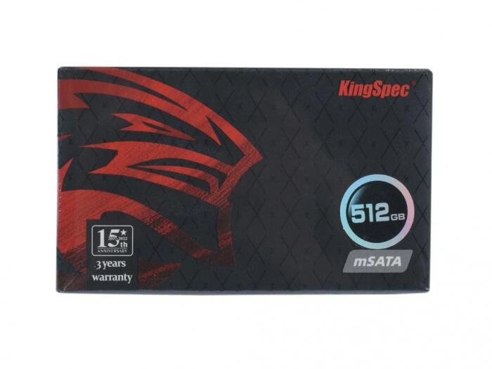 Твердотельный накопитель KingSpec SSD mSATA MT Series 512Gb MT-512 от компании 2255 by - онлайн гипермаркет - фото 1