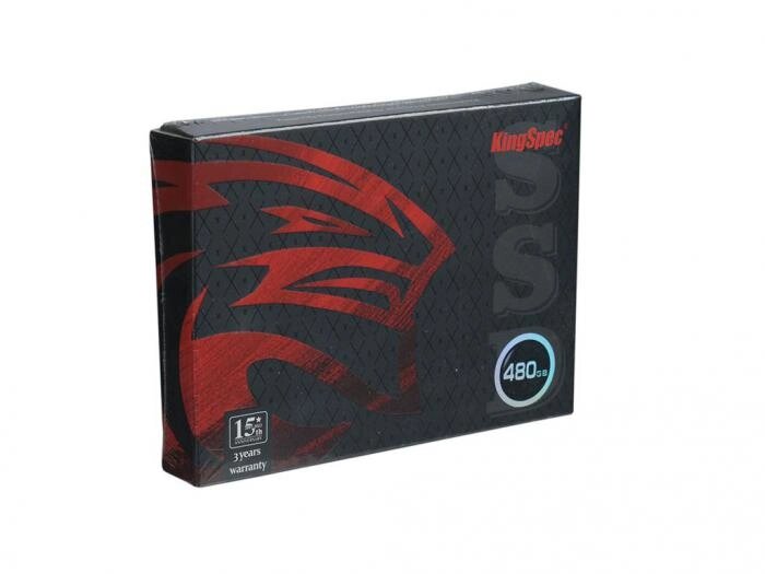 Твердотельный накопитель KingSpec SSD SATA3 2.5 P4 Series 480Gb P4-480 от компании 2255 by - онлайн гипермаркет - фото 1