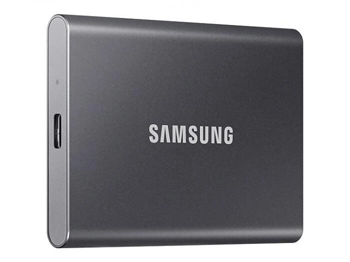 Твердотельный накопитель Samsung Portable T7 500Gb Grey MU-PC500T/WW от компании 2255 by - онлайн гипермаркет - фото 1