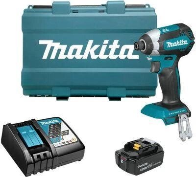 Ударный шуруповерт Makita DTD153RT, 5Ач,  с одним аккумулятором от компании 2255 by - онлайн гипермаркет - фото 1