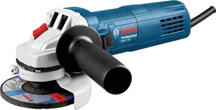 Угловая шлифмашина Bosch GWS 750-125 Professional [0601394001] от компании 2255 by - онлайн гипермаркет - фото 1