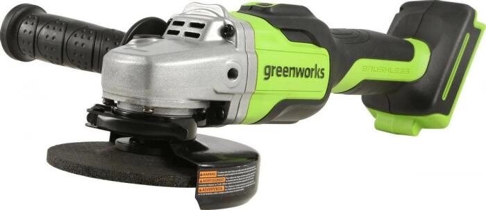 Угловая шлифмашина GREENWORKS GD24AG,  аккумуляторная, без ЗУ [3200207] от компании 2255 by - онлайн гипермаркет - фото 1