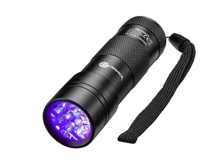 Ультрафиолетовый фонарик ZDK Petsy U12 ручной фонарь на батарейках от компании 2255 by - онлайн гипермаркет - фото 1