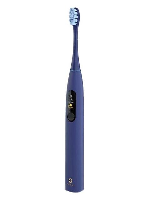 Ультразвуковая электрическая зубная щетка Xiaomi Oclean X Pro Electric Toothbrush звуковая электрощетка синяя от компании 2255 by - онлайн гипермаркет - фото 1