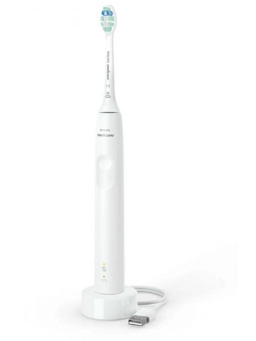 Ультразвуковая электрощетка Philips HX3671/13 отбеливающая звуковая зубная щетка для брекетов имплантов от компании 2255 by - онлайн гипермаркет - фото 1
