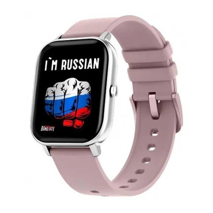 Умные часы BandRate Smart Im Russian Pink BRSGS3SP от компании 2255 by - онлайн гипермаркет - фото 1