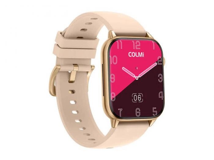 Умные часы Colmi C60 Silicone Strap Gold-White от компании 2255 by - онлайн гипермаркет - фото 1