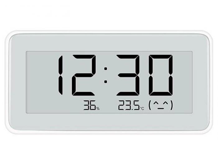 Умные часы электронные настольные Xiaomi Mijia Temperature LYWSD02MMC термогигрометр на батарейках от компании 2255 by - онлайн гипермаркет - фото 1