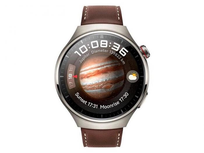 Умные часы Huawei Watch 4 Pro MDS-AL00 Titanium-Brown Strap 55020APB от компании 2255 by - онлайн гипермаркет - фото 1