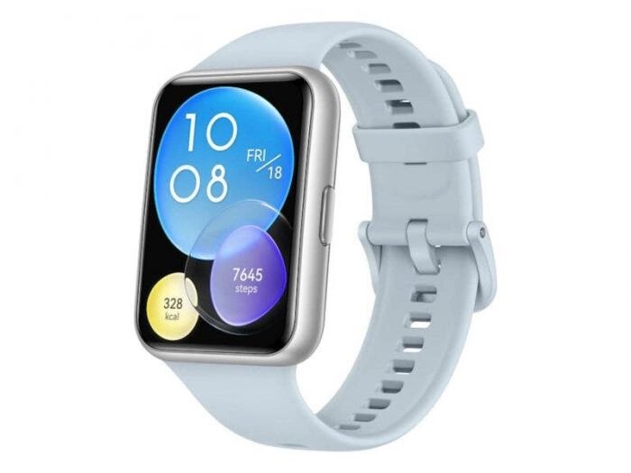 Умные часы Huawei Watch Fit 2 Yoda-B09S Isle Blue Silicone Strap 55028918 от компании 2255 by - онлайн гипермаркет - фото 1