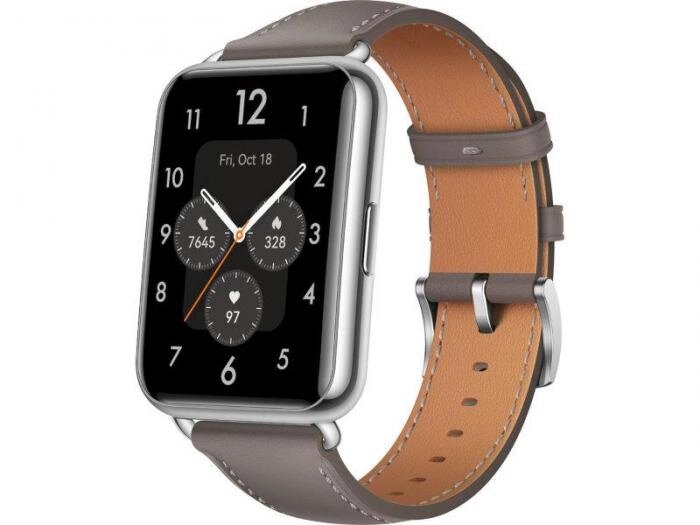 Умные часы Huawei Watch Fit 2 Yoda-B19V Nebula Grey Leather Strap 55029266 от компании 2255 by - онлайн гипермаркет - фото 1