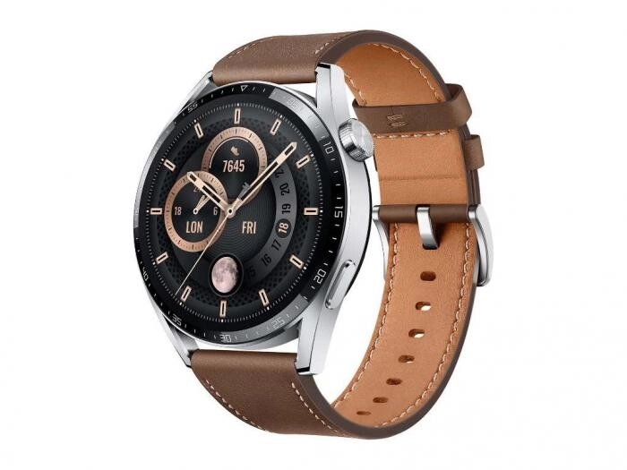 Умные часы мужские электронные Huawei Watch GT 3 Jupiter-B29V Brown Leather Strap 55028463 от компании 2255 by - онлайн гипермаркет - фото 1