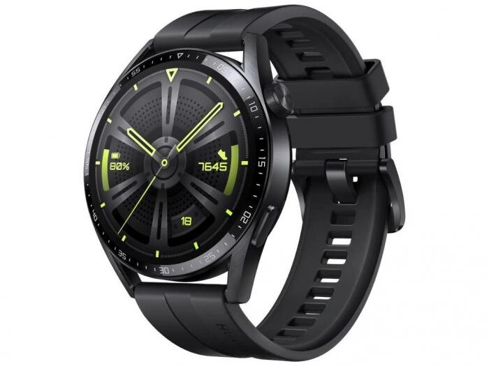 Умные мужские взрослые сенсорные смарт часы Huawei GT 3 JPT-B19 черные спортивные bluetooth Smart Watch от компании 2255 by - онлайн гипермаркет - фото 1