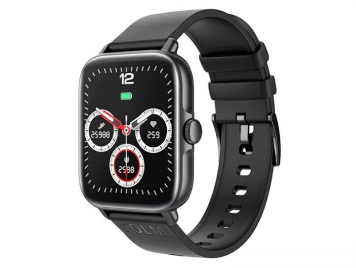 Умные смарт-часы мужские электронные наручные Colmi P28 Plus Silicone Strap черные спортивные от компании 2255 by - онлайн гипермаркет - фото 1