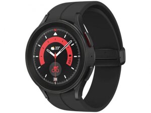 Умные смарт-часы мужские электронные наручные Samsung Galaxy Watch 5 Pro 45mm BT черные SM-R920NZKAEUE