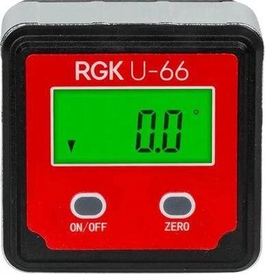 Уровень электронный RGK U-66 0см, магнитный, глазков: 0шт [776080] от компании 2255 by - онлайн гипермаркет - фото 1