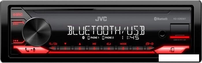 USB-магнитола JVC KD-X282BT от компании 2255 by - онлайн гипермаркет - фото 1