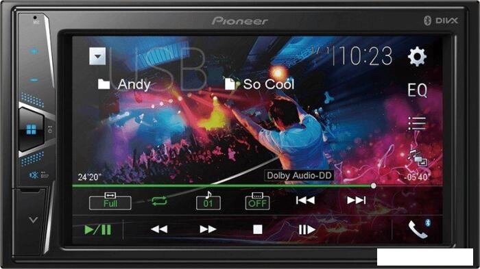 USB-магнитола Pioneer DMH-G225BT от компании 2255 by - онлайн гипермаркет - фото 1