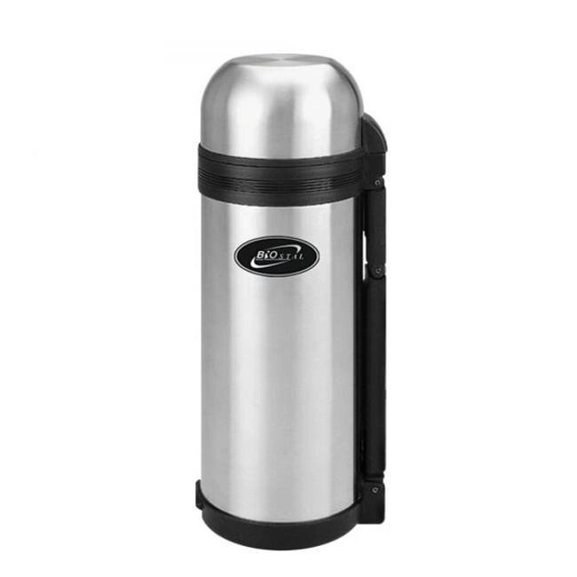 Вакуумный термос для напитков чая кофе с ручкой Biostal 1.8L NG-1800-1 нержавейка биосталь от компании 2255 by - онлайн гипермаркет - фото 1