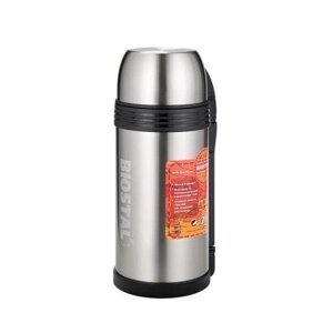 Вакуумный термос металлический Biostal NGP-1500-P биосталь для напитков чая кофе 1,5л нержавейка