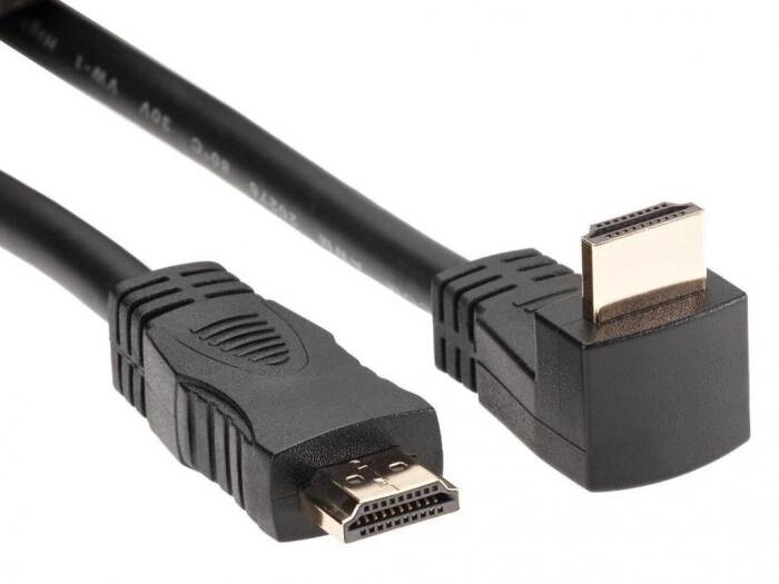 Vcom HDMI - HDMI 90-degree v2.0 3.0m CG523-3M от компании 2255 by - онлайн гипермаркет - фото 1