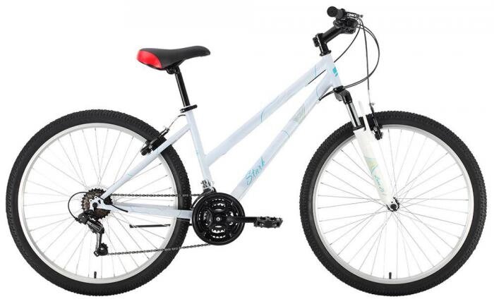 Велосипед женский легкий с алюминиевой рамой STARK Luna 26.1 V Steel белый/голубой 14.5" HQ-0009465 от компании 2255 by - онлайн гипермаркет - фото 1