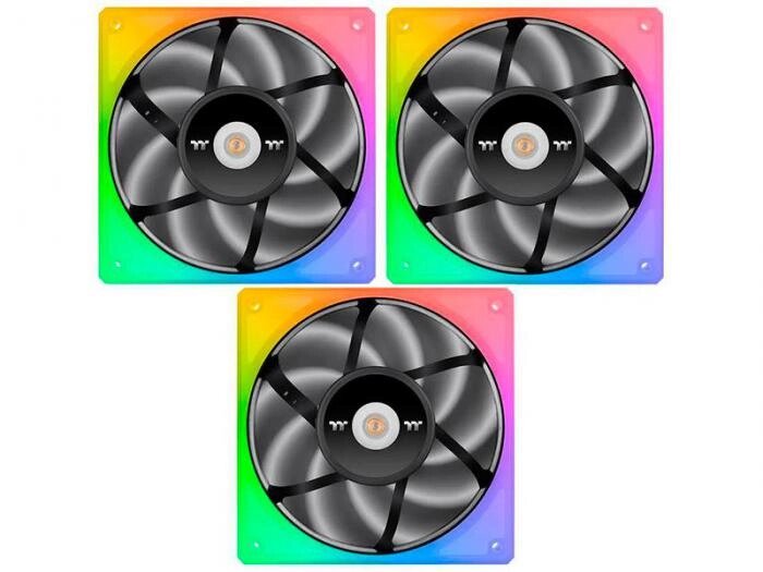 Вентилятор Thermaltake Fan Tt Toughfan 14 RGB Hydraulic Bearing Gen. 2 (3 Pack) Black CL-F136-PL14SW-A от компании 2255 by - онлайн гипермаркет - фото 1
