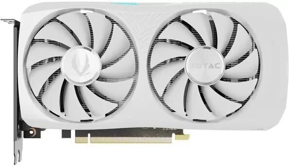 Видеокарта ZOTAC GeForce RTX 4060 Ti 8GB Twin Edge OC White Edition ZT-D40610Q-10M от компании 2255 by - онлайн гипермаркет - фото 1