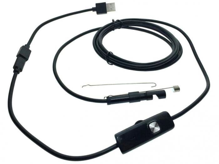 Видеоскоп Espada ENDSC2M USB + MicroUSB 2.0m эндоскоп гибкая инспекционная камера видеоэндоскоп от компании 2255 by - онлайн гипермаркет - фото 1