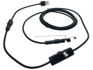 Видеоскоп Espada ENDSC2M USB + MicroUSB 2.0m эндоскоп гибкая инспекционная камера видеоэндоскоп