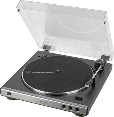 Виниловый проигрыватель Audio-Technica AT-LP60XUSB, полностью автоматический, серебристый [80000385] от компании 2255 by - онлайн гипермаркет - фото 1