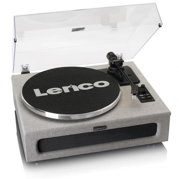 Виниловый проигрыватель для пластинок винила дисков Lenco LS-440 серый LCLS-440GY от компании 2255 by - онлайн гипермаркет - фото 1