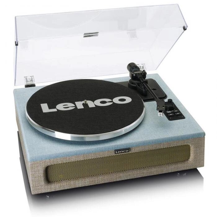 Виниловый проигрыватель для пластинок винила дисков Lenco LS-440Bubg от компании 2255 by - онлайн гипермаркет - фото 1