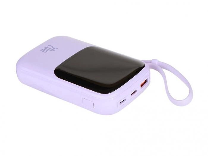 Внешний аккумулятор Baseus Power Bank Qpow Pro Digital Display Fast Charge 10000mAh 20W Purple PPQD020005 от компании 2255 by - онлайн гипермаркет - фото 1
