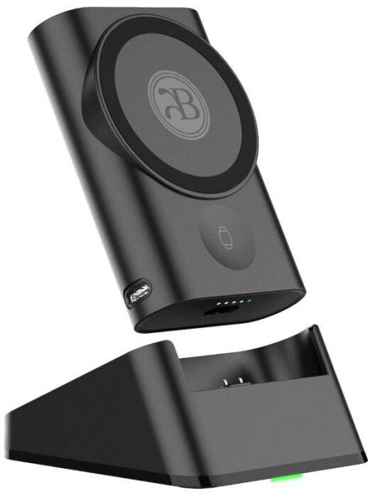 Внешний аккумулятор Bixton Power Bank MagBond 5200mAh черный пауэрбанк для телефона от компании 2255 by - онлайн гипермаркет - фото 1