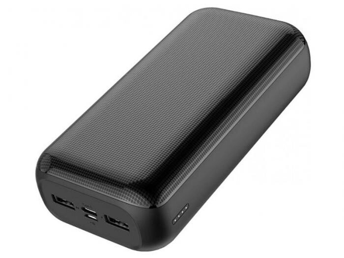 Внешний аккумулятор Golf Edgee G55-C 30000mAh черный Power Bank Пауэрбанк для зарядки телефона от компании 2255 by - онлайн гипермаркет - фото 1