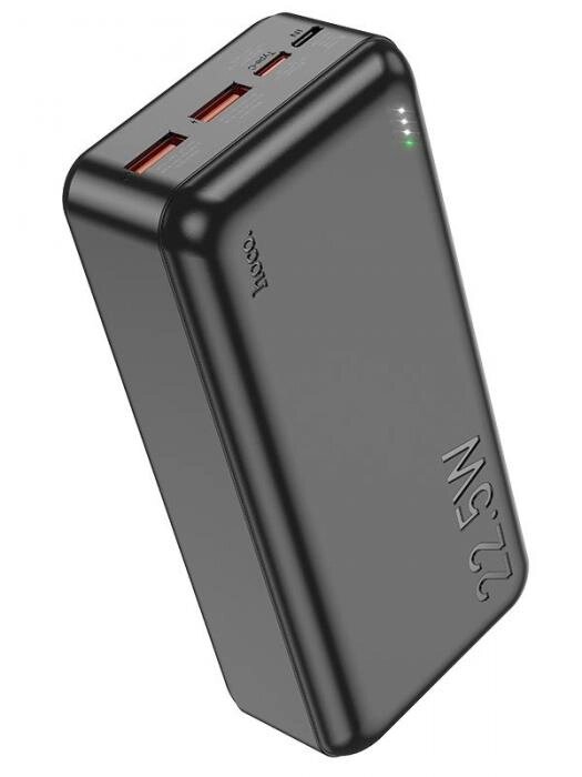 Внешний аккумулятор Hoco Power Bank J101B 30000mAh черный пауэрбанк для зарядки телефона от компании 2255 by - онлайн гипермаркет - фото 1