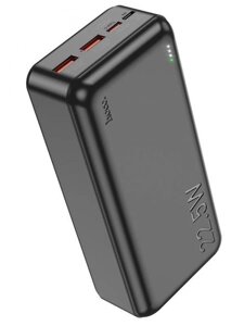 Внешний аккумулятор Hoco Power Bank J101B 30000mAh черный пауэрбанк для зарядки телефона