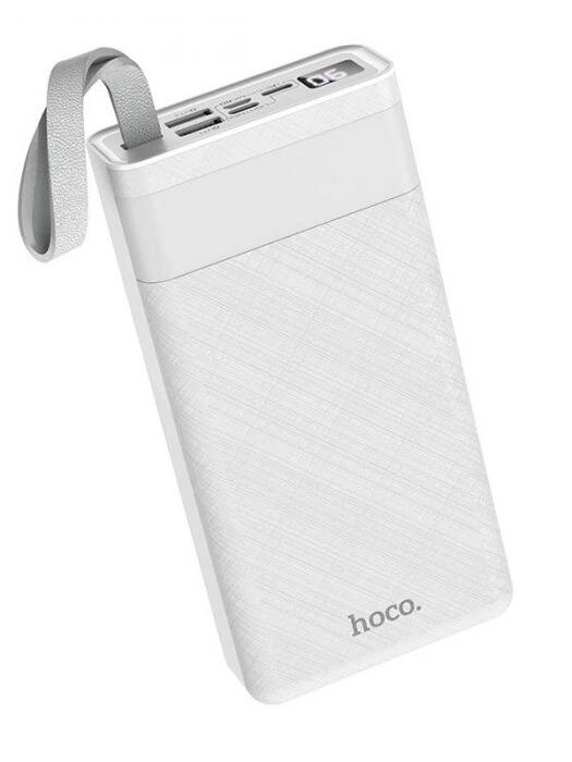 Внешний аккумулятор Hoco Power Bank J73 30000mAh белый пауэрбанк для телефона от компании 2255 by - онлайн гипермаркет - фото 1
