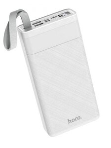 Внешний аккумулятор Hoco Power Bank J73 30000mAh белый пауэрбанк для телефона