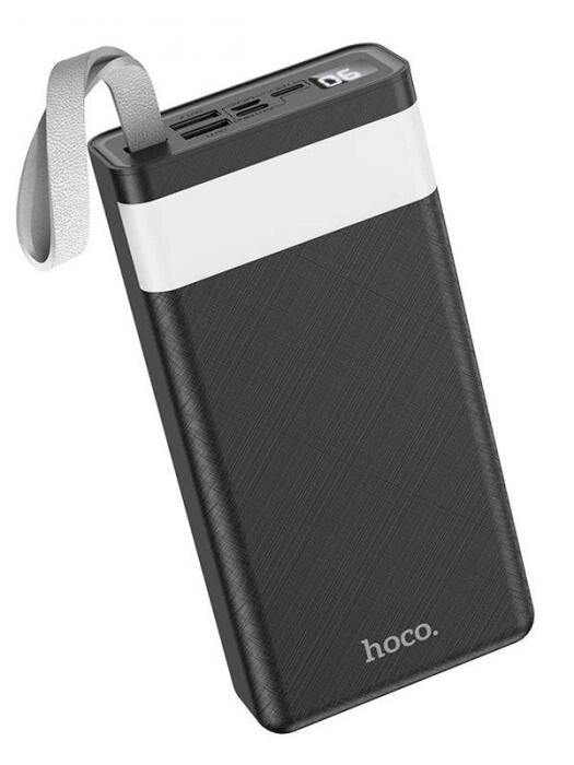 Внешний аккумулятор Hoco Power Bank J73 30000mAh черный пауэрбанк для телефона от компании 2255 by - онлайн гипермаркет - фото 1