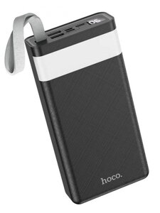 Внешний аккумулятор Hoco Power Bank J73 30000mAh черный пауэрбанк для телефона