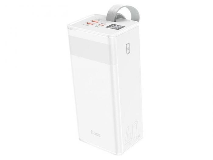 Внешний аккумулятор Hoco Power Bank J86 Powermaster 40000mAh белый пауэрбанк для зарядки телефона от компании 2255 by - онлайн гипермаркет - фото 1