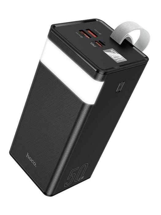 Внешний аккумулятор Hoco Power Bank J86A Powermaster 50000mAh черный пауэрбанк для зарядки телефона от компании 2255 by - онлайн гипермаркет - фото 1