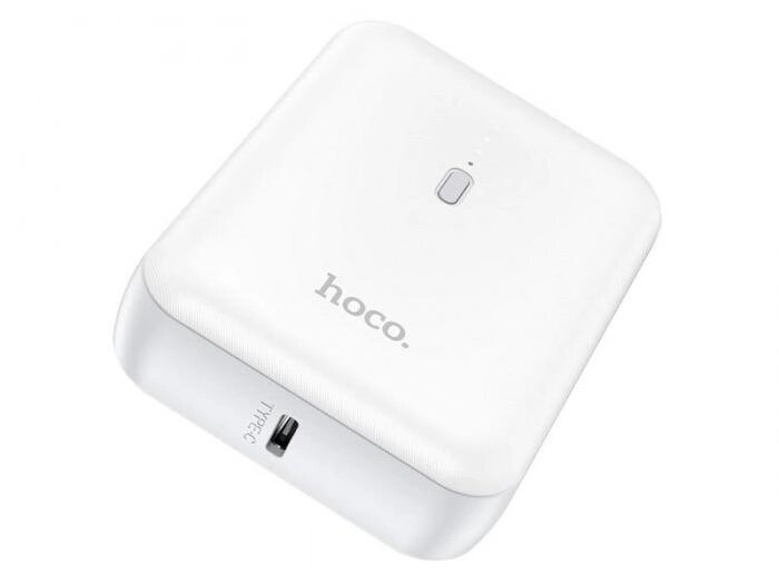 Внешний аккумулятор Hoco Power Bank J96 Strider 5000mAh белый Пауэрбанк для зарядки телефона от компании 2255 by - онлайн гипермаркет - фото 1