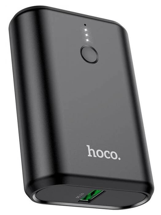 Внешний аккумулятор Hoco Power Bank Q3 Mayflower 10000mAh черный пауэрбанк для телефона от компании 2255 by - онлайн гипермаркет - фото 1