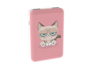 Внешний аккумулятор Ritmix Power Bank RPB-10007 10000mAh Grumpy Cat пауэрбанк для зарядки телефона