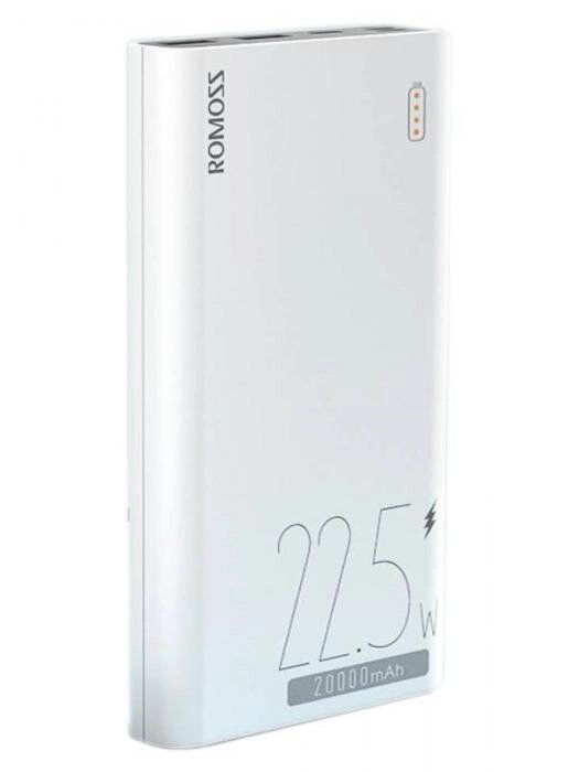 Внешний аккумулятор Romoss Power Bank Sense 6F 20000mAh пауэрбанк для телефона от компании 2255 by - онлайн гипермаркет - фото 1